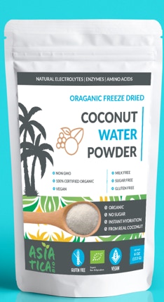 asiatica coconut water powder