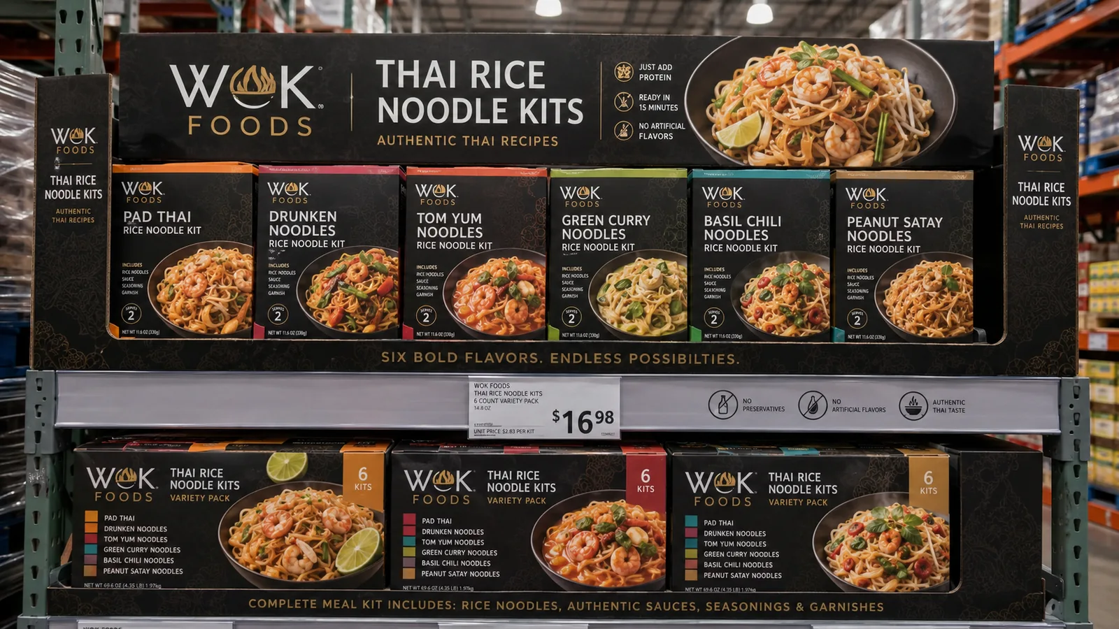 Asian food retail range