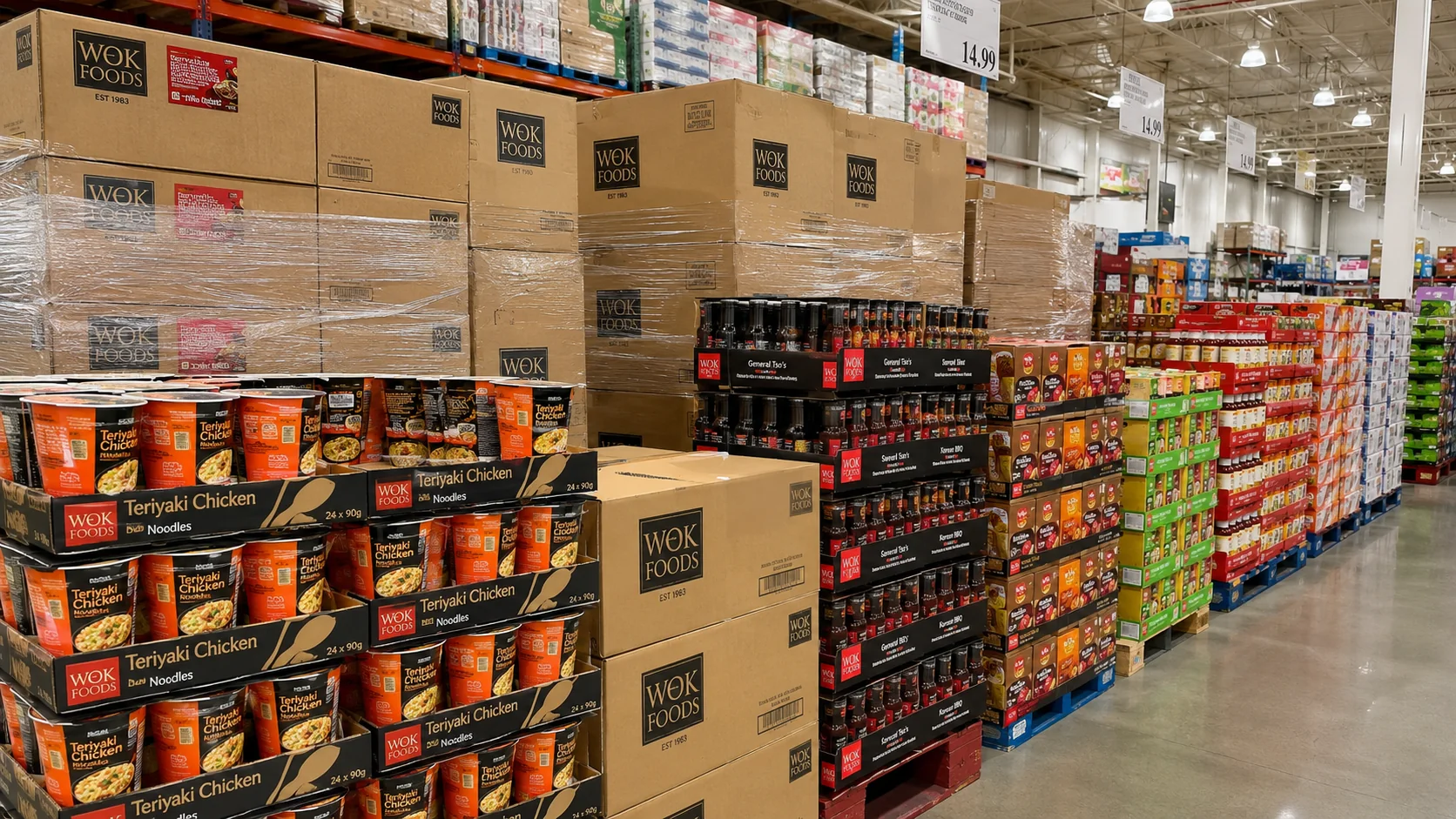 Wholesale warehouse presentation