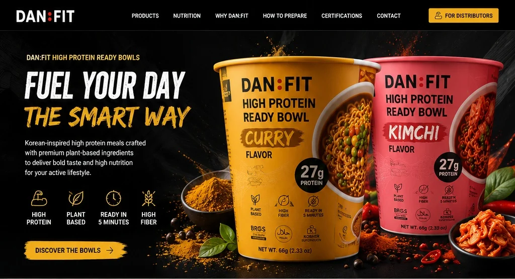 DAN:FIT Curry and Kimchi range