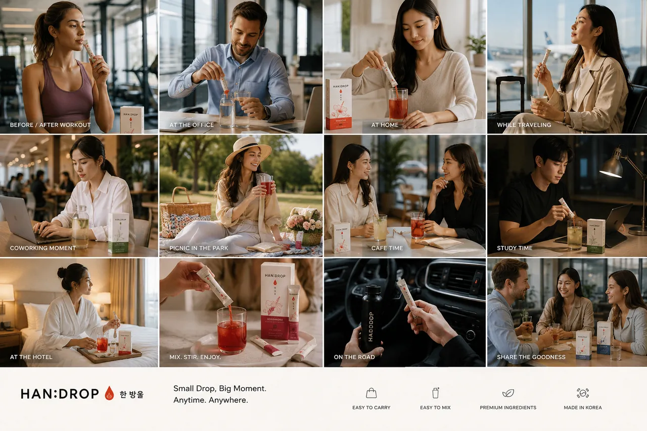HAN:DROP everyday lifestyle moments