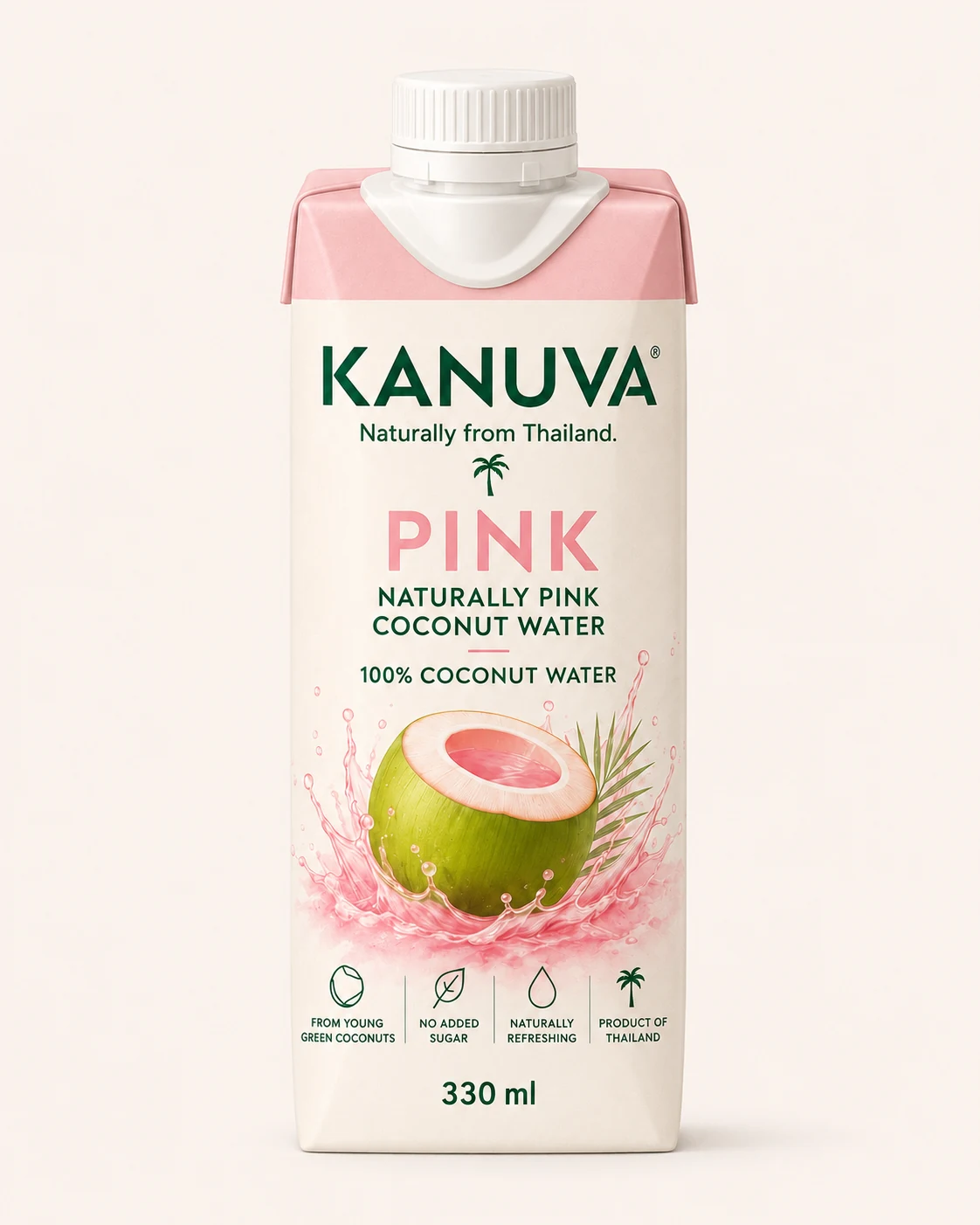 KANUVA Pink aseptic carton 330 ml