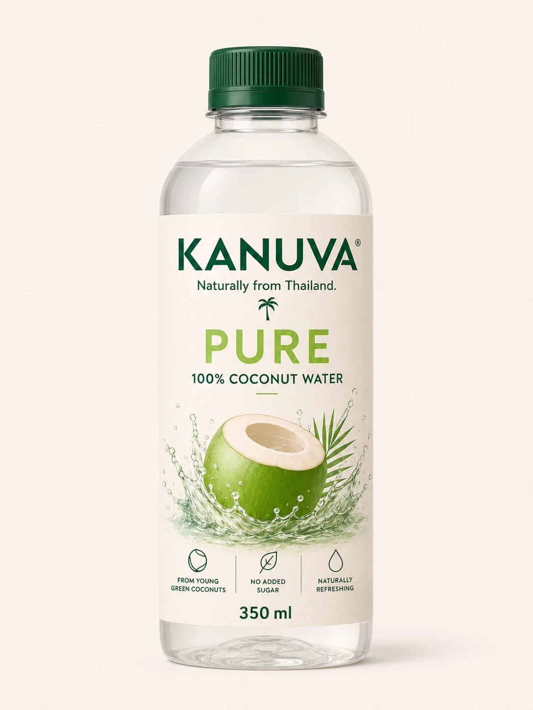 KANUVA Pure 100% Coconut Water PET bottle