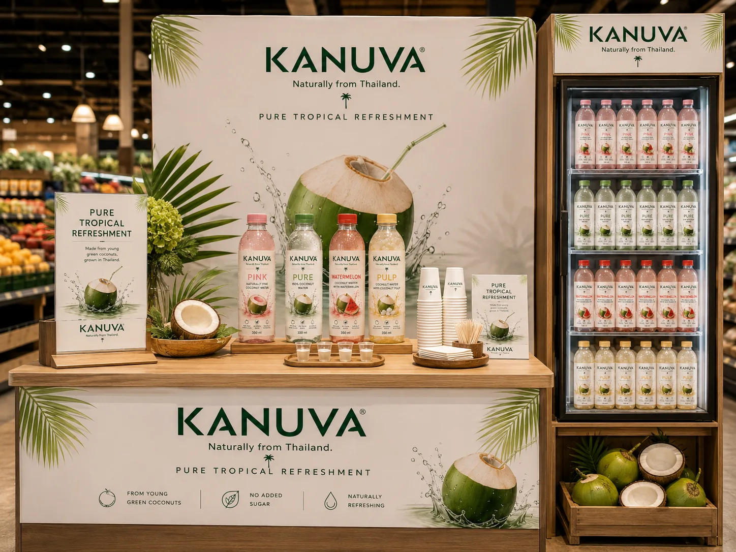 KANUVA tasting and sampling booth
