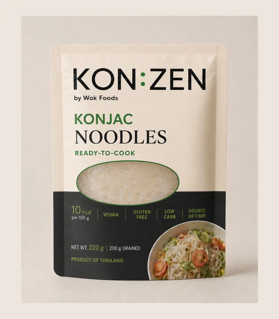 Konjac Noodles 220 g front pouch