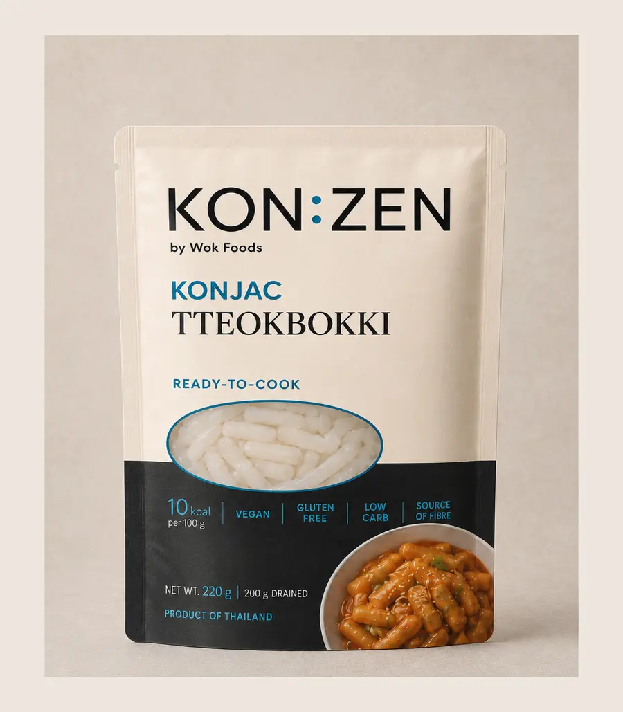 Konjac Tteokbokki 220 g front pouch
