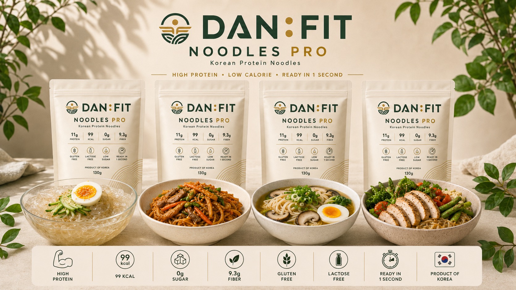Stir-fry Korean protein noodles