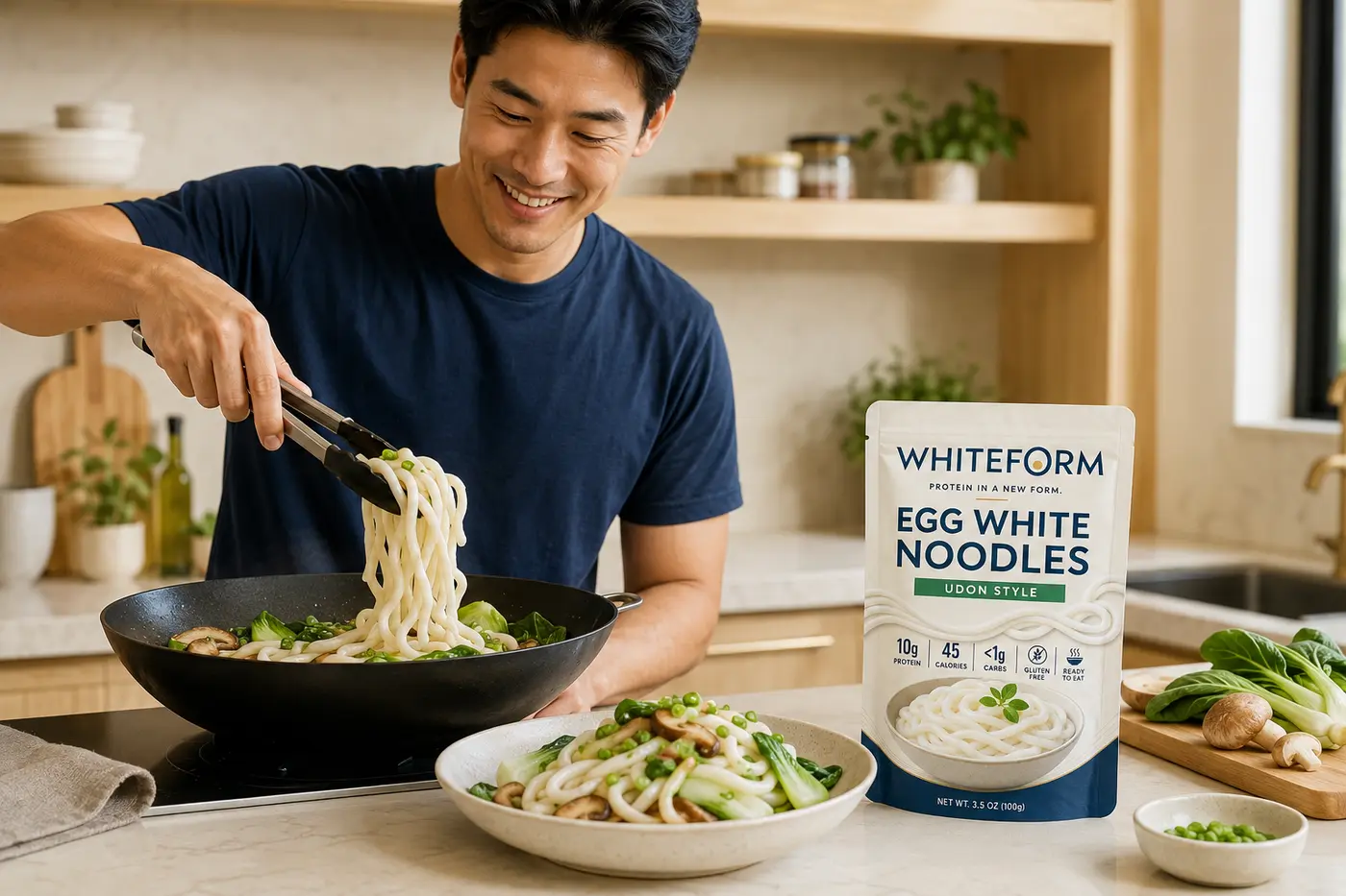 Udon Style served in an everyday meal occasion