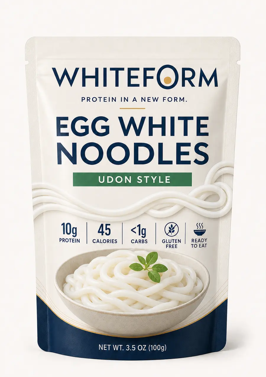 WHITEFORM Egg White Noodles Udon Style pouch